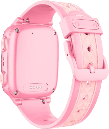 Dos de la montre SmartKid D57 avec son connecteur de recharge magnétique et son bouton SOS